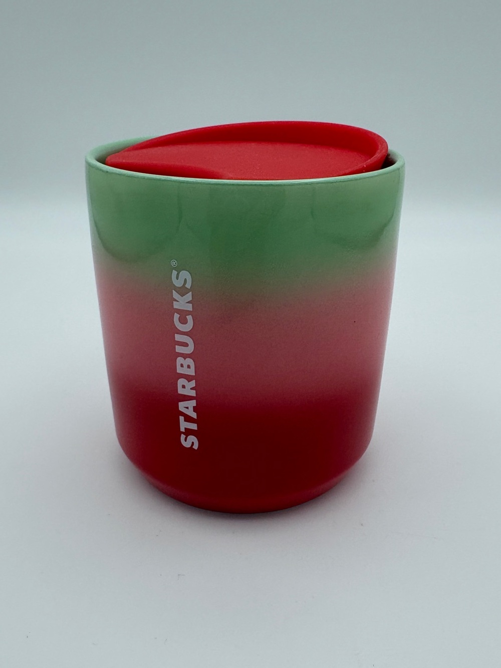 Starbucks Pearl Ombre Watermelon Ceramic Travel Tumbler